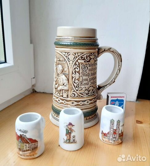 Кружка пивная Германия,мини-кружки Мюнхин