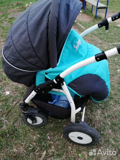 Коляска 2 в 1 индиго