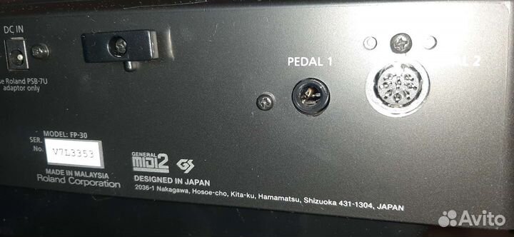 Цифровое пианино roland fp 30