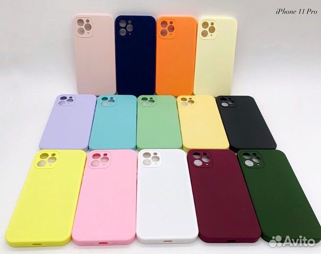 Чехол Silicone Case iPhone 11 все модели