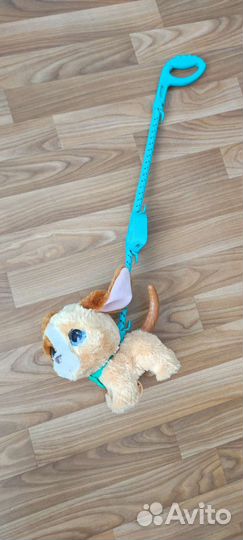 Собачка на поводке игрушка интерактивная
