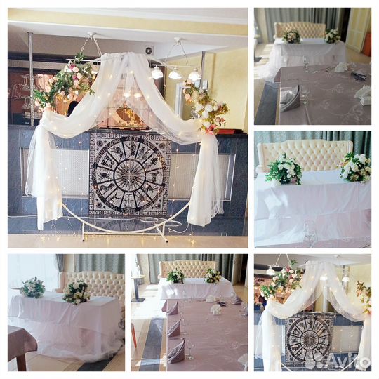 Свадебное оформление зала