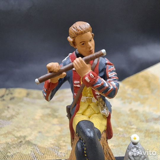 Солдатик оловянный - флейтист,прусская армия