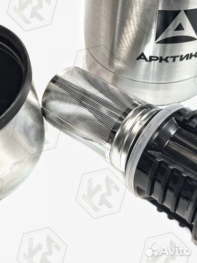 Термос Арктика 1л с ситечком
