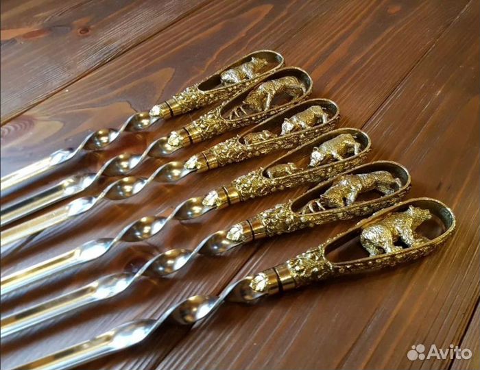 Набор шампуров подарочный (6шт)