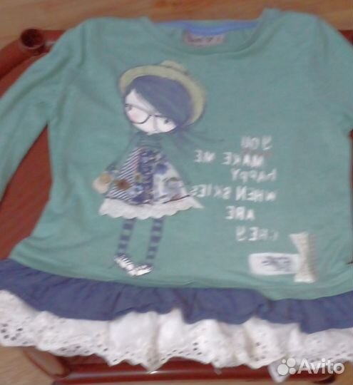 Детская одежда для девочек 86 92 пакетом