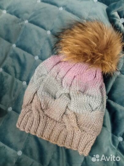 Комплект шапка и снуд женский ручная работа