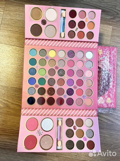 Палитра теней детская косметика 68цв