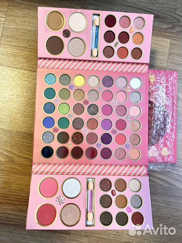 Палитра теней детская косметика 68цв