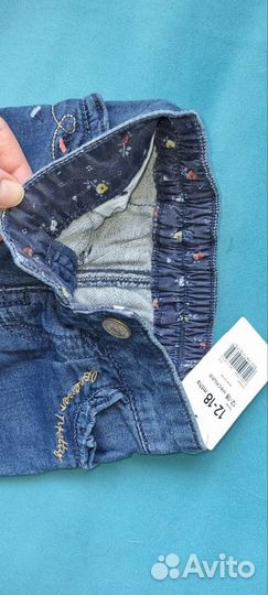 Джинсы mothercare 86 (12-18) новые