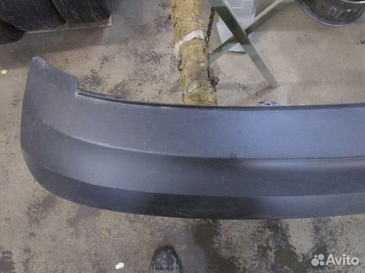 Юбка заднего бампера Skoda Rapid 2013-2020 (Лифтбэ