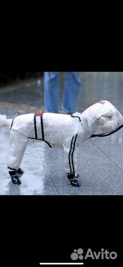 Плащ-дождевик для собак