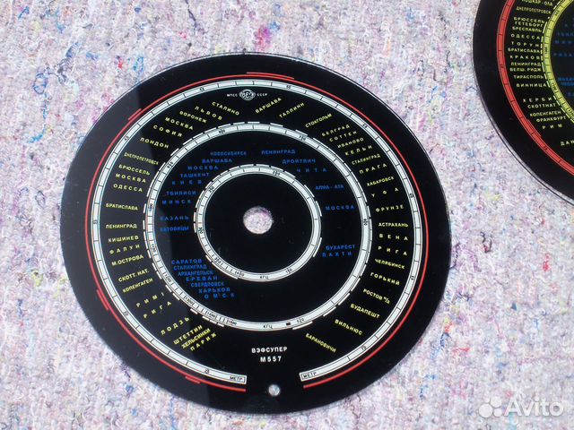 Радиоприемник Вэф-557. Шкала