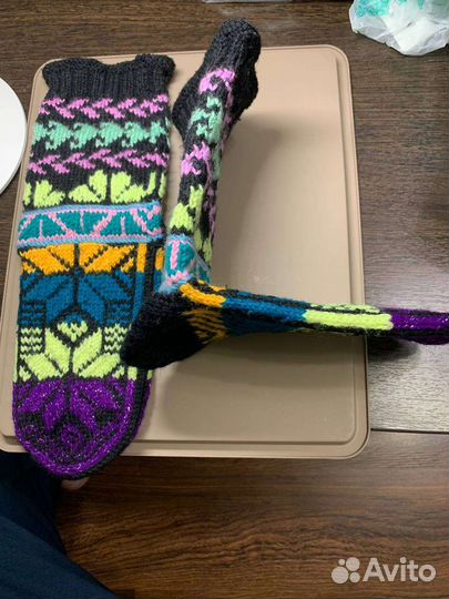 Носки вязаные