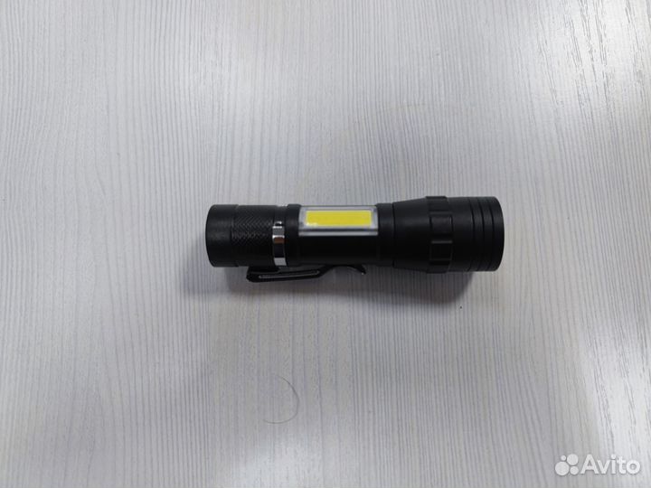 Фонарик светодиодный аккумуляторный, новый