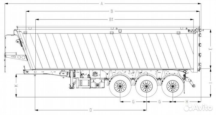 Полуприцеп самосвальный WIELTON NW 3 A 44, 2022