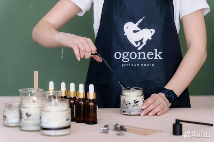 Ароматическая декоративная свеча Горячий какао