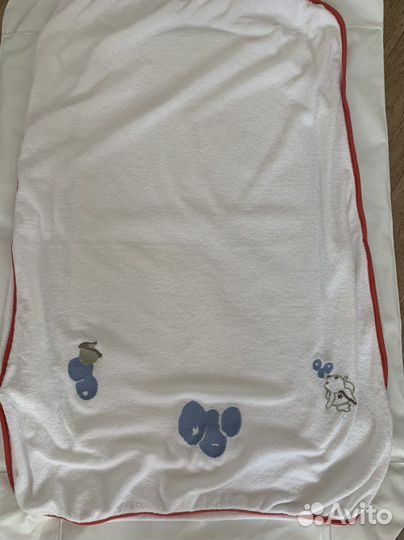 Надувной матрасик для пеленания с чехлом