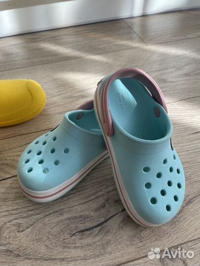 Резиновые сапоги, сабо crocs c7/c8