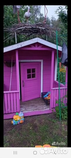 Детский игровой домик уличный