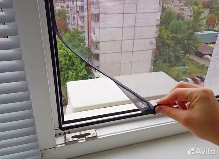 Москитная сетка Andyys 100x100 см, цвет белый