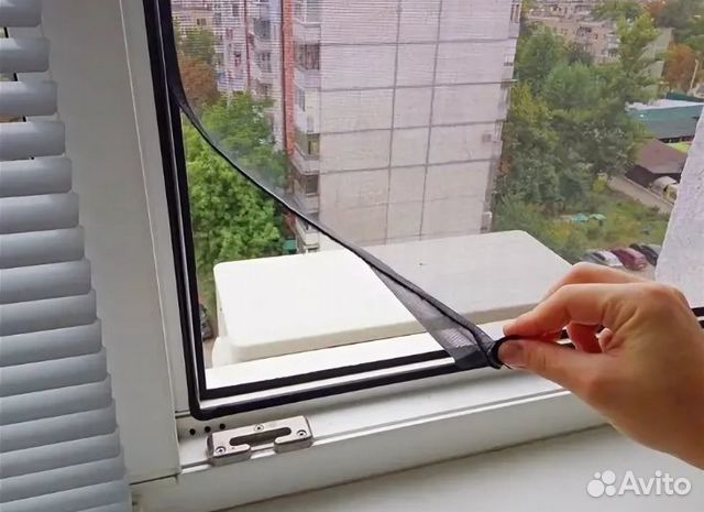 Москитная сетка Andyys 100x100 см, цвет белый