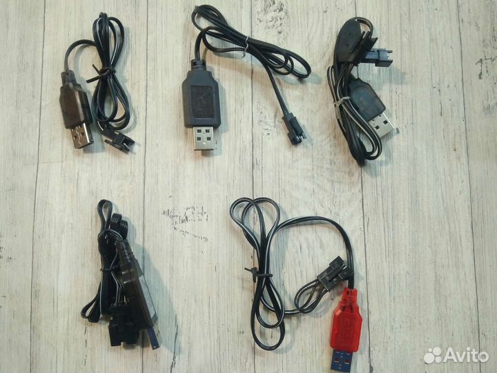 Зарядные USB шнуры для радиоуправляемых игрушек