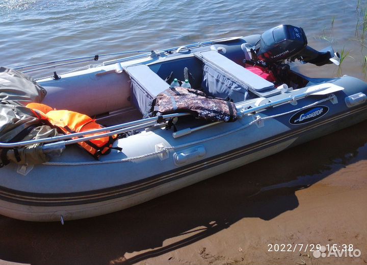 Продам лодку пвх Гладиатор 370al, мотор Тарпон9.9