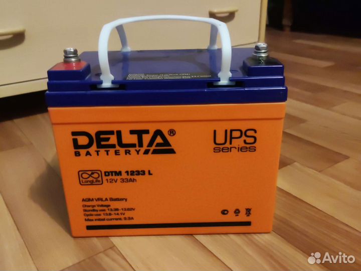 Аккумулятор Delta dtm1233l