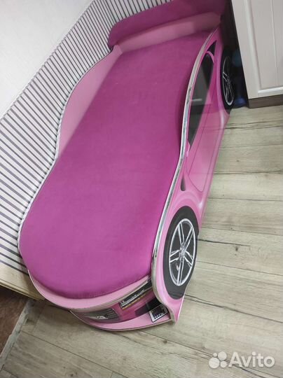 Детская кровать машина бу с матрасом