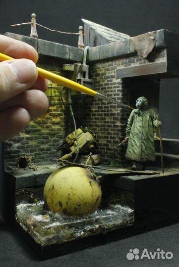Фигурки по играм диорама сталкер метро 2033