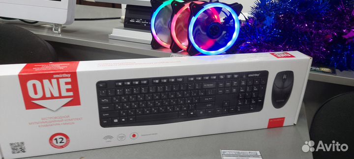 USB Беспроводной новый набор Клава + мышка