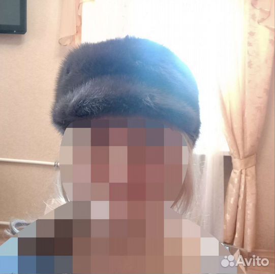 Шапка зимняя меховая женская норковая