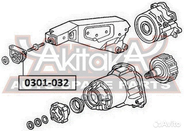 Подушка дифференциала 0301032 asva