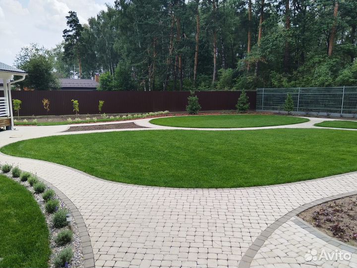 Рулонный газон