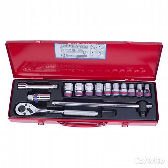 Набор торцевых головок king tony 4012SR