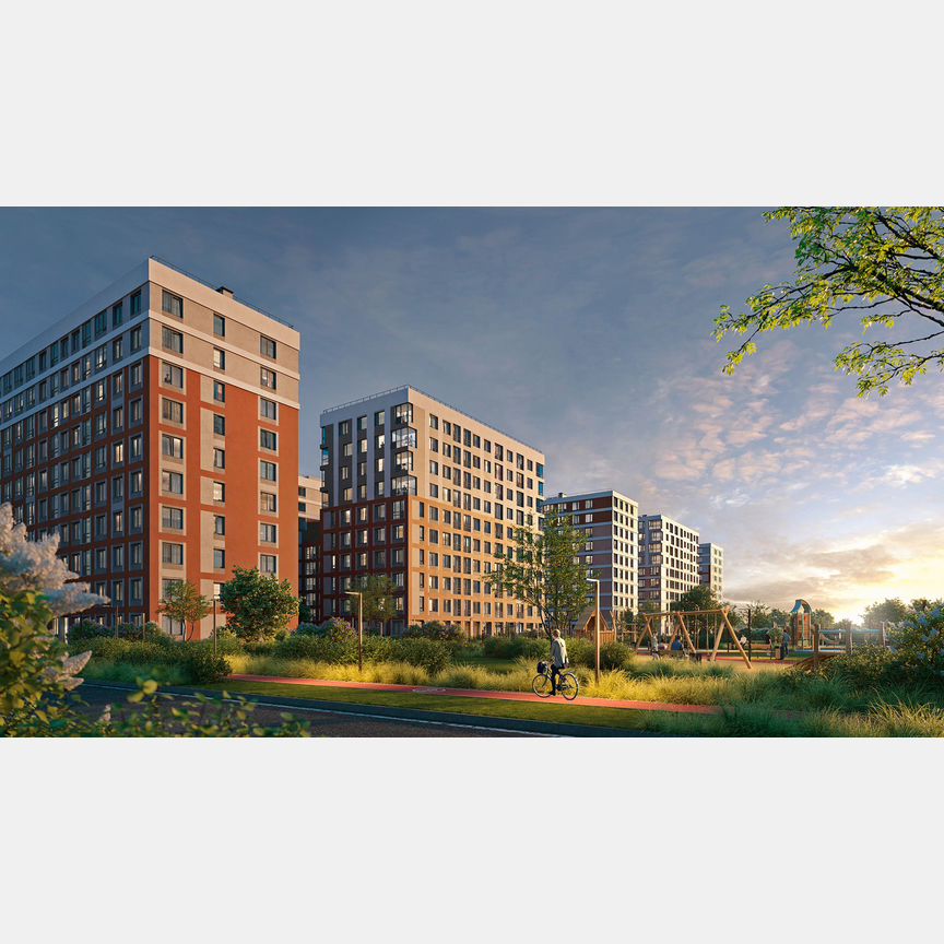3-к. квартира, 72,4 м², 10/10 эт.
