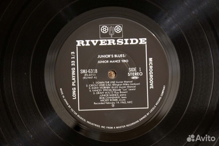 Junior Mance Trio – Junior's Blues Japan 1983 OBI
