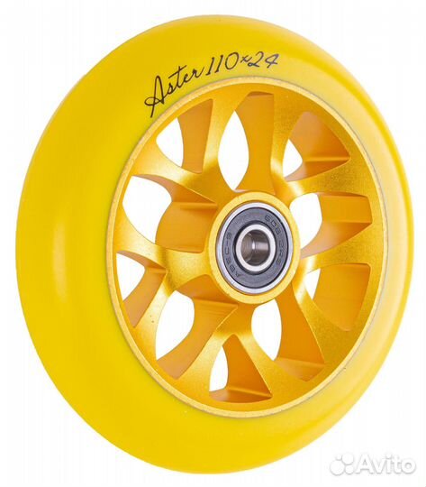 Колесо для самоката X-Treme 110*24мм, Aster, yellow