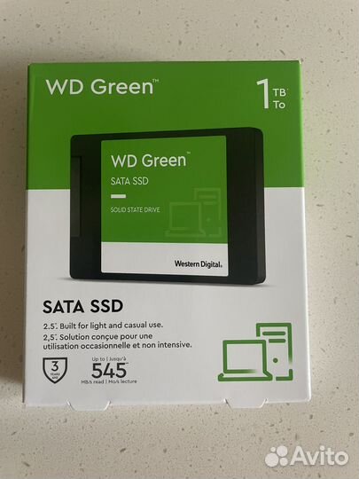 SSD WD Green 1Tb SATA Новый