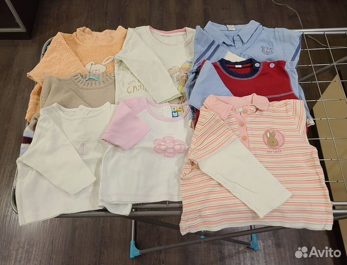 Вещи пакетом на девочку 9-12-24месяцев