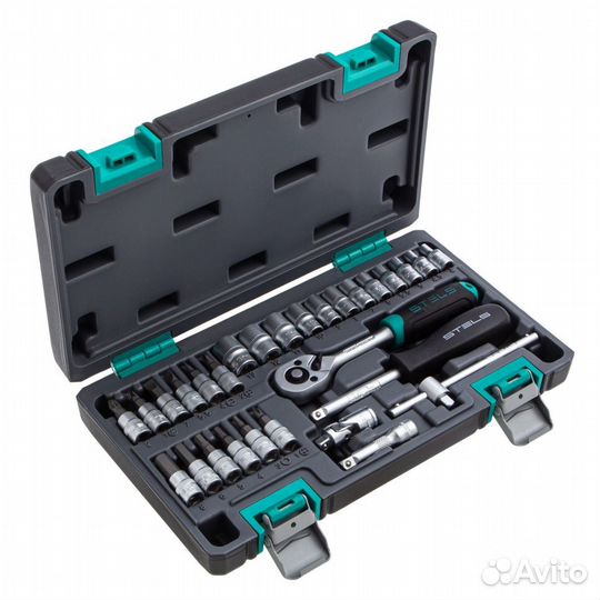 Набор инструментов, 1/4, CrV, пластиковый кейс, 29