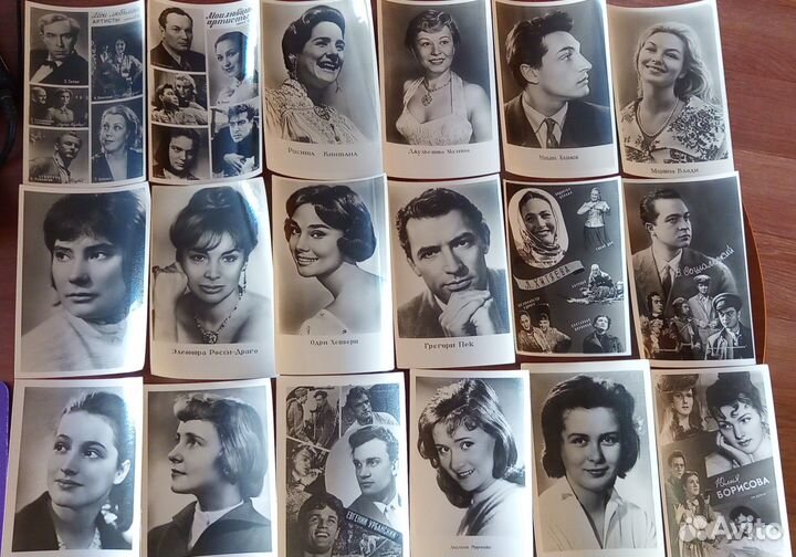 Открытки СССР - артисты кино