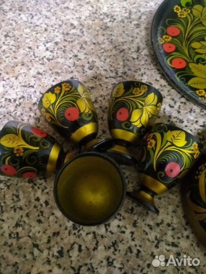 Деревянная посуда, хохлома