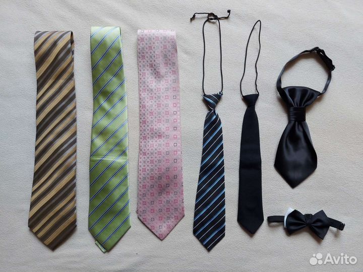 Галстуки для мальчиков разные