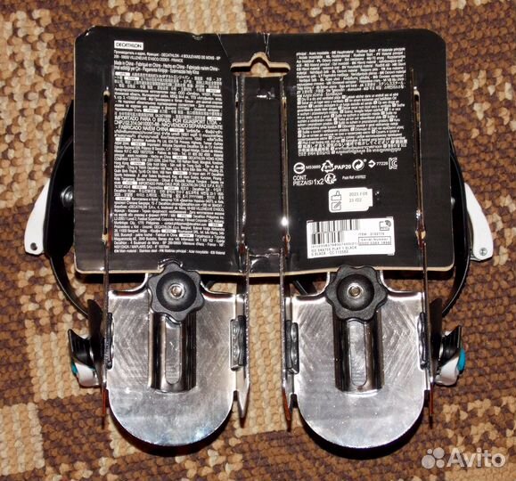 Коньки накладные детские