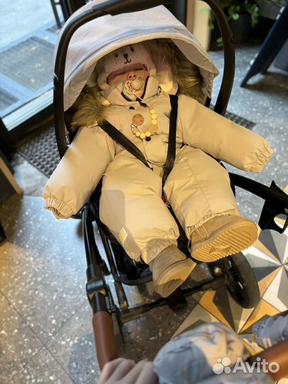 Комбинезон зимний для малыша 86-92