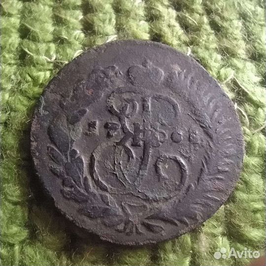 Монеты 2 копейки 1766 е. м, м. м