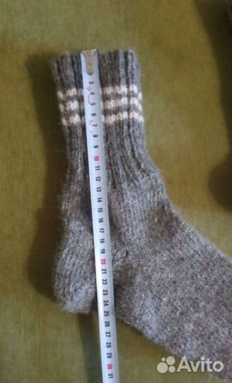 Носки шерстяные, 37.5-38, новые