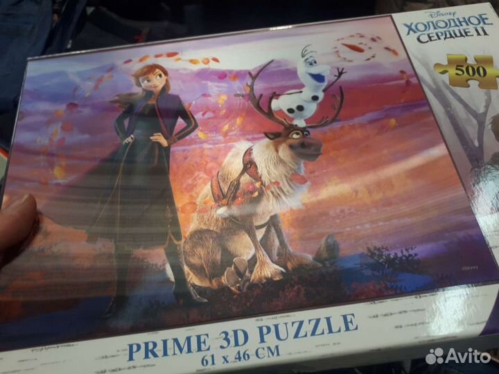 Новый 3D пазл Холодное сердце 500шт